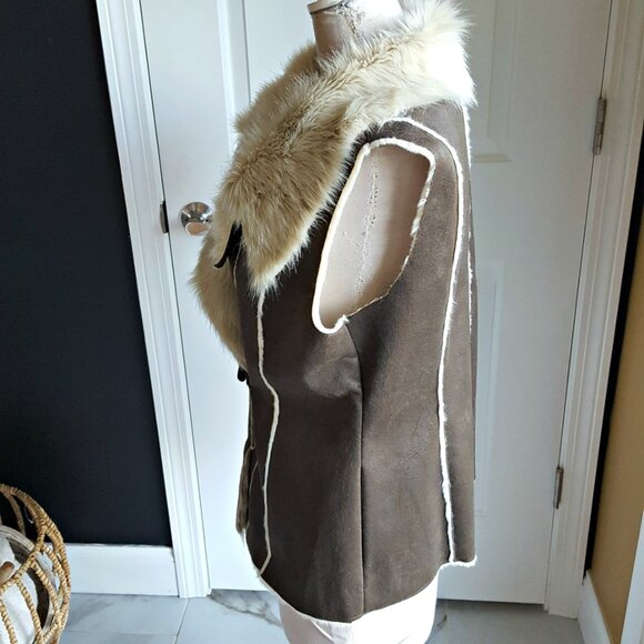 NWT! INC International CONCEPTS NIGHT MOSS VEST - Picture 4 of 6